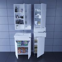 Товар: Тумба под раковину СанТа Лондон 60 Белая арт-224015 - фото 5 Тумба под раковину СанТа Лондон 60 Белая арт-224015 — фото 5, Тумбы под раковину