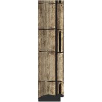 Зеркало Evoform Exclusive 153х63 с фацетом в багетной раме - Серебряный бамбук 73 мм арт-BY 1186 — фото 2, Зеркала в ванную комнату