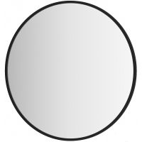 Зеркало Evoform Impressive d50 в раме - Черный цвет арт-BY 7542 — фото 1, Зеркала в ванную комнату