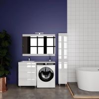 Тумба под раковину Style Line Даллас Леон 120 Люкс Plus Белая арт-СС-00002439 — фото 7, Тумбы под раковину