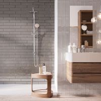 Керамическая плитка Decocer Florencia Decor Grigio настенная 7,5х30 см арт-С0003007 — фото 2, Керамическая плитка