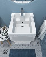 Товар: Тумба с раковиной Marka One Bumble 40H Белая арт-Ц0000001480 - фото 6 Тумба с раковиной Marka One Bumble 40H Белая арт-Ц0000001480 — фото 6, Тумбы с раковиной