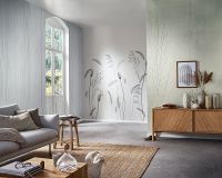 Панно Marburg Crush Motion Винил на флизелине (0,7*2,7) Бежевый, Цветы/Листья арт-63485 — фото 2, Обои для стен