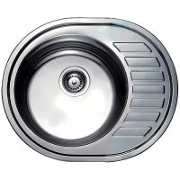 Кухонная мойка Haiba 57 Матовая сталь арт-HBS4557-06 — фото 1, Кухонные мойки