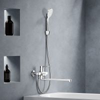 Смеситель для ванны Damixa Apollo универсальный Хром арт-479500000 — фото 3, Смеситель для ванны