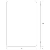 Зеркало Evoform Primary 120х80 со шлифованной кромкой арт-BY 0132 — фото 7, Зеркала в ванную комнату