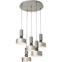 Люстра Maytoni Modern Void Серая арт-MOD030PL-05GR — фото 1, Люстры
