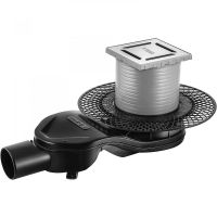 Товар: Душевой трап Berges Platz Norma 100x100 с решеткой Хром матовый арт-090158 - фото 1 Душевой трап Berges Platz Norma 100x100 с решеткой Хром матовый арт-090158 — фото 1, Трапы для душа