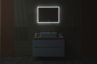 Зеркало Silver Mirrors Ливия 80 с подсветкой с сенсорным выключателем и диммером арт-ФР-00000942 — фото 9, Зеркала в ванную комнату