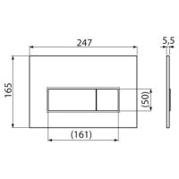 Товар: Клавиша смыва Kerama Marazzi Никель матовый арт-FPS.A.NM - фото 3 Клавиша смыва Kerama Marazzi Никель матовый арт-FPS.A.NM — фото 3, Кнопки смыва