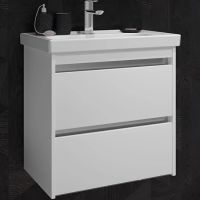 Тумба под раковину Opadiris Фреш 60 подвесная Белая арт-00-00007085 — фото 1, Тумбы под раковину