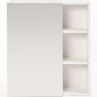 Зеркальный шкаф Orange Sistema 60 Белый глянцевый арт-ST-60ZSW — фото 1, Зеркальные шкафы в ванную