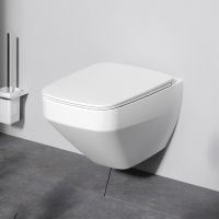 Унитаз AM.PM Inspire V2.0 FlashClean подвесной Белый матовый с сиденьем микролифт арт-C50A1700MWSC — фото 13, Подвесные унитазы