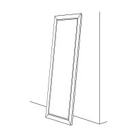 Зеркало Evoform Exclusive-G Floor 201х81 с гравировкой в багетной раме - Римское серебро 88 мм арт-BY 6318 — фото 8, Зеркала в ванную комнату