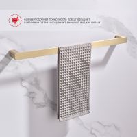 Полотенцедержатель Raglo Золото матовое арт-R301.01.03 — фото 3, Полотенцедержатели