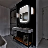 Зеркало Silver Mirrors Стив 69 с подсветкой с сенсорным выключателем и диммером арт-ФР-00001480 — фото 7, Зеркала в ванную комнату