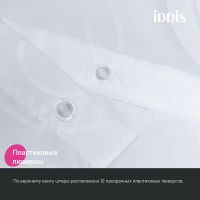 Штора для ванны Iddis Base 240х200 Белая арт-BD04P24i11 — фото 5, Шторы для ванной