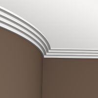 Карниз гибкий Европласт 1.50.140 2000x58x57 мм арт-1.50.140 (гибкий) — фото 2, Карнизы