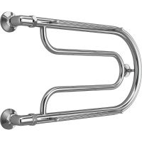 Водяной полотенцесушитель Terminus Фокстрот (1) 320x600 с полкой Хром, боковое подключение, G 1" НР арт-4620768881244 — фото 1, Водяные полотенцесушители