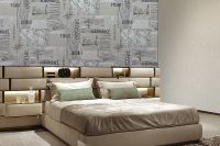 Обои Solo Voyage Винил на флизелине (1,06*10) Бежевый, Геометрия/Карты/Надписи арт-168414-13 — фото 3, Обои для стен