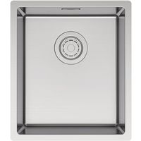 Кухонная мойка Paulmark Lassan 38 Uni Брашированная нержавеющая сталь арт-LA38-BS — фото 1, Кухонные мойки