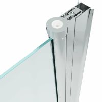Шторка на ванну Triton Соло 75х140 профиль Хром стекло прозрачное арт-Щ0000038541 — фото 6, Шторки для ванной распашные