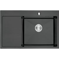 Кухонная мойка Aflorn Premium 78 Графит арт-AF97851F-R — фото 1, Кухонные мойки