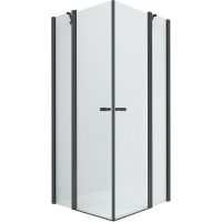 Товар: Душевой уголок New Trendy New Soleo Black 110х120 профиль Черный стекло прозрачное арт-K-0764 - фото 1 Душевой уголок New Trendy New Soleo Black 110х120 профиль Черный стекло прозрачное арт-K-0764 — фото 1, Прямоугольные душевые уголки