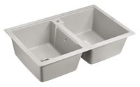 Товар: Кухонная мойка Paulmark Tandem 80/2 Серая арт-PM238150-GR - фото 2 Кухонная мойка Paulmark Tandem 80/2 Серая арт-PM238150-GR — фото 2, Кухонные мойки