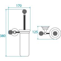 Товар: Ершик для унитаза Cezares Бронза арт-OLIMP-TB-02-Sw - фото 3 Ершик для унитаза Cezares Бронза арт-OLIMP-TB-02-Sw — фото 3, Ершики для унитаза
