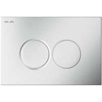 Клавиша смыва AM.PM Pro С L Хром матовый арт-I070131 — фото 1, Кнопки смыва