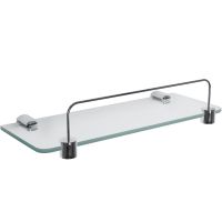 Стеклянная полка Niagara Promo Хром арт-P00MT — фото 1, Полки для ванной и душа
