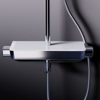 Душевая система Damixa Scandinavian Pure с термостатом Хром арт-936760000 — фото 5, Душевые стойки