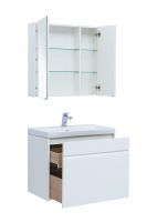 Товар: Тумба под раковину Aquanet Палермо 80 подвесная Белый глянец арт-253587 - фото 4 Тумба под раковину Aquanet Палермо 80 подвесная Белый глянец арт-253587 — фото 4, Тумбы под раковину