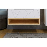 Ниша для тумбы Бриклаер Кристалл 100 Дуб Бунратти арт-4627125415869 — фото 2, Полки