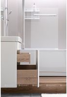 Тумба с раковиной Aquanet София 50 подвесная Белый глянец арт-212585 — фото 8, Тумбы с раковиной