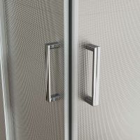 Душевой уголок Vincea City 100х80 профиль Хром стекло текстурное арт-VSS-5CT8010MT — фото 4, Прямоугольные душевые уголки