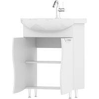 Тумба под раковину Volna Adel 70.2D Белая арт-tnADEL70.2D-01 — фото 2, Тумбы под раковину