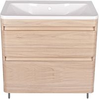 Тумба под раковину Style Line Атлантика 80 Люкс Plus Ясень перламутр арт-ЛС-00000688 — фото 1, Тумбы под раковину