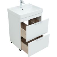 Товар: Тумба под раковину Aquanet Ирис new 60 Белая глянцевая арт-310152 - фото 8 Тумба под раковину Aquanet Ирис new 60 Белая глянцевая арт-310152 — фото 8, Тумбы под раковину