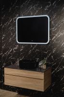 Зеркало Silver Mirrors Стив 92 с подсветкой с сенсорным выключателем и диммером арт-ФР-00000843 — фото 7, Зеркала в ванную комнату