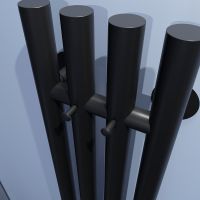 Электрический полотенцесушитель Тругор Вектор ПЭК СП 120x15 Черный арт-ПэкспВектор12015чернВГП — фото 4, Электрические полотенцесушители