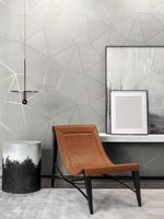 Обои Wiganford by Solo Hampton Винил на флизелине (1,06*10,05) Бежевый/Серый/Серебряный, Геометрия арт-DTT2233 — фото 4, Обои для стен