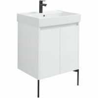 Тумба с раковиной Aquanet Nova Lite 60 подвесная Белый глянец арт-302523 — фото 9, Тумбы с раковиной