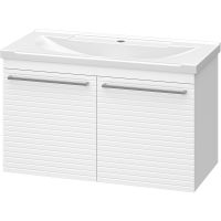 Тумба с раковиной Brevita Catania 80 подвесная Белая матовая арт-УТ000013760 — фото 1, Тумбы с раковиной