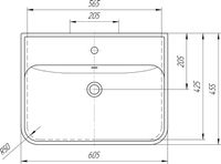 Тумба с раковиной Aquanet Виченца 60 Белая арт-212665 — фото 14, Тумбы с раковиной