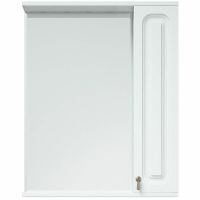 Зеркало со шкафом Corozo Элегия ретро 60 Белое без подсветки арт-SD-00000006 — фото 1, Зеркальные шкафы в ванную