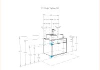 Тумба под раковину Aquaton Лофт Урбан 65 подвесная Cерый графит Дуб орегон арт-1A254001LQX60 — фото 15, Тумбы под раковину