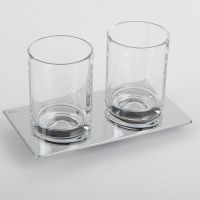 Стакан для зубных щеток Emco Art двойной Хром арт-1625 001 00 — фото 2, Стаканы для зубных щеток
