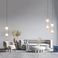 Подвесной светильник Maytoni Modern Ring Белый Латунь арт-MOD013PL-02BS1 — фото 5, Подвесные светильники